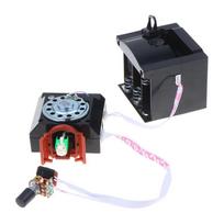 Kukuorio laikrodžio mechanizmo keitimas Kvarcinio mechanizmo remonto rinkinys Elektroninio sieninio laikrodžio dalys Namų dekoro aksesuarai one size black