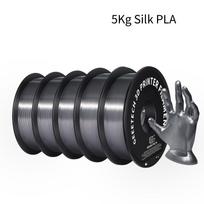 GEEETECH 5Kg 3D Silk PLA Filament 1.75mm Spool Wire For 3D Printer Material, Safety, Vacuum Packaging, Special Color sidabras