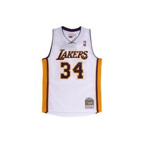 Mitchell Ness Nba Alternate  Lakers 2002 Shaquille O'Neal  jersey SMJY4442-LAL02SONWHIT XL