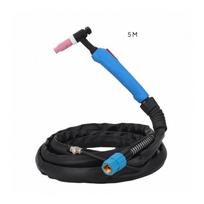 WP-17 TIG Torch Heat-Resistant with Air Hose Flexible for Fabricators 5M