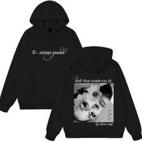 Ariana Grande Petal Album Tour 2026 Print Hoodie Men Women Fashion Clothing Pullover Winter Loose Casual Vintage Sweatshirt Tops M gray