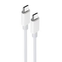 Maxlife MXUC-05 laidas USB-C – USB-C 1,0 m 60W baltas
