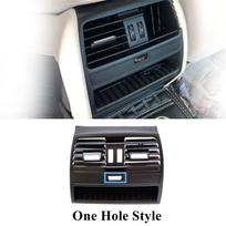 Car Fresh Rear Air Conditioner AC Vent Grille Panel Outlet Cover Trim For BMW 7 Series F01 F02 750I 750Li 64229118249 2009-2016 One Hole
