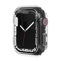 Stiklo dangtelis Apple Watch dėklui 45mm 41mm 44mm 40mm 42mm 38mm iWatch Priedas Ekrano apsauga Apple Watch Serie 3 4 5 6 SE 7 Accessories Series 123 38MM skaidri
