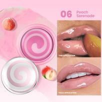 Fruit Fragrance Two-color Lip Mask Lip Care Nourishing Moisturizing Repair Lip Balm Removes Dead Skin Lip Makeup pink
