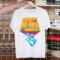 Scott Pilgrim vyriški laisvalaikio marškinėliai su spauda Aukštos mados trumpomis rankovėmis marškinėliai Vyriški marškiniai T marškinėliai S yellow