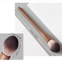 Super Soft Vintage Wood Handle Makeup Brush High Quality Walnut Loose Powder Blush Foundation Contour Brush
