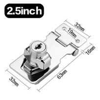 Locking Hasp 2.5\ /3\ /4\  Hasp Heavy Duty Locking 2.5inch gray