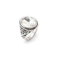 Men's 316LStainless Steel High Quality Onyx Rings Classic Trend Jewelry 12 white