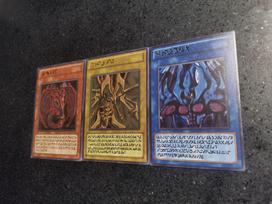 Yu-gi-oh! 3pcs/kit  Phantasm  Diy Self-made Card Collector Cards Gauze Flash Animation Plaything Present Colorful Flash brown