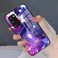 Anime Oshi No Ko Phone Case For Samsung S26 S25 Plus S20 S20 Plus S22 Ultra S23 FE S21 Plus S21 Ultra Glass Cover Samsung S21 Plus blue