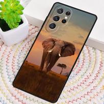 Elephant-Sepia Phone Case for Samsung Galaxy note 10 pro S26 Ultra S23 S24 FE S25 S21 S22 PLUS shockproof Cove Galaxy Note10+ beige