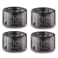 4Pcs Adjustable Height Washer Anti Vibration Feet Pads Anti Slip Silent Dampers Washing Machine Foot Pad Heightening black