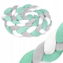 RicoKids lovytės apsauginė pynė, žalia, 300 × 11,5 cm