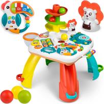 Interaktyvus edukacinis staliukas vaikams RicoKids 2 viename, 46 × 46 × 51 cm