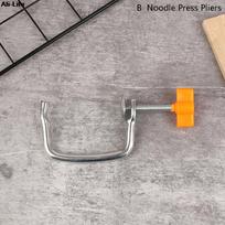 Handle Durable Pasta Machine Holder Replacement Home Fixing Noodle Maker Clip Kitchen Metal Tool Parts Handheld Accessories gray
