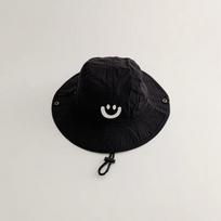 Kids Dopamine Smiley Face Wide Brim Sun Hat Summer Quick Dry UV Protection Cap for Baby Boys and Girls Outdoor Travel 48-52cm/1-6 years old geltona