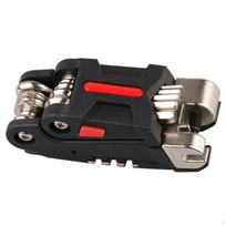 19in1 Cycle Repair Tool Foldable Bike Multitool Multifunction Folding black