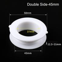 Furniture Desktop Cable Protective Vents Holes Stopper Hole Cover Decorative Cap Wall Plug Double Side-45mm