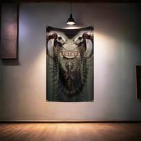 Rock Music Flag 3x5ft For Tool Fans Banner Hd Print Brass Grommet Garage Bedroom Living Room Dorm Wall Decor Tapestry 74x94cm(29x37in)