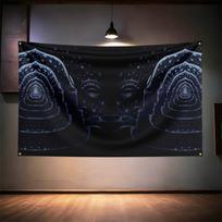 Rock Music Flag 3x5ft For Tool Fans Banner Hd Print Brass Grommet Garage Bedroom Living Room Dorm Wall Decor Tapestry 74x94cm(29x37in)
