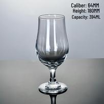 Tall Stem Tulip Glass: Craft Beer, Juice & Milkshake Cup for Restaurants 401-500ml white
