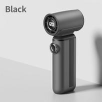 Xiaomi Smart Digital Display Handheld Mini Fan, USB Rechargeable, Portable, Long Battery Life, Quiet & Strong Wind black