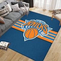 York Knicks Flannel Pattern Square Carpet,Area Rug,Carpet Rug for Living Room Bedroom Sofa Playroom Decor,Non-slip Floor Mat 60x90cm( 23x35in )