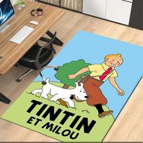 The Adventures of Tintin Printed Carpet, for Office Chair Living Room Bedroom Kitchen Room Decor Gifts. 80cmx120cm