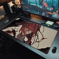 Anime Chainsaw Man Mousepad HD Printing Computer Gamers Locking Edge Nonslip Mouse Pad XXLxcm Keyboard PC Desk Pad 40x80x0.2cm