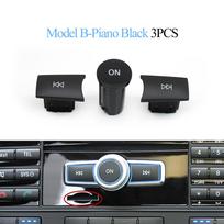 3PCS Front Dashboard  Console Radio CD Player Button Knob Switch Cap For Mercedes Benz W204 X204 W166 W212 W207 W218 W117 W176