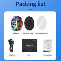 Semiconductor Tablet Rapid Cooler X100 Cooling 24w Fan Phone Magsafe Cooler Mobile Radiator Peltier Cooler For Ipad Iphone Mac Matches the image