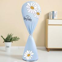 Protective Waterproof Fan Cover Made of Thick PEVA with Elastic Hem for Complete Dust Protection on Standing Fans