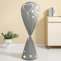 Protective Waterproof Fan Cover Made of Thick PEVA with Elastic Hem for Complete Dust Protection on Standing Fans