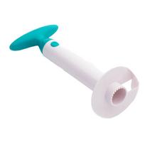Pineapple Corer Pineapple Cutter with Comfortable Grip Slicing Tool Plastic Texture for Convenient Fruit Preparation smėlis