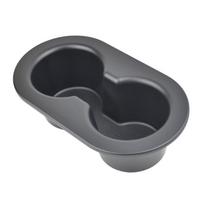 Upgraded Cup Holder Sturdy & Convenient Drink Holder Rear Seat Double Cup Holder 5HD65DX9AC for the Back of Your Vehicle 1 black