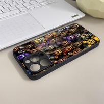 Fnaf F-Five-nightES-At-Freddys Phone Case Tempered Glass For IPhone 16 13 14 17 12 15 11 Pro Max Plus Mini XR SE2020 Coque iPhone 16 Pro black