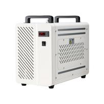 Industrial Water Chiller, 1600W, Industrial Water Cooler Cooling System with Compressor, 7 L Tank Capacity, 13 L/min Max Flow Rate, Laser Chiller, for