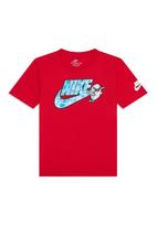 Nike Sportswear Marškinėliai azuro spalva / raudona / juoda / balta