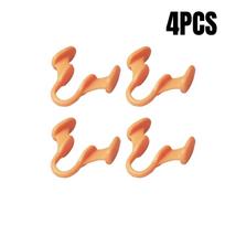 2-10pcs Silicone Elastic Nose Clip Stop Snoring Device Anti-Snoring Breathe Supplies for Better Sleeping Father Boyfriend Gift beige
