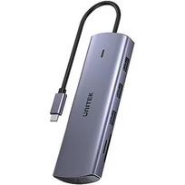 Unitek HUB USB-C 9IN1 HDMI, VGA, SD, RJ45, PD 100W D1113A