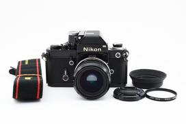 [USED] Nikon F2 Photomic Black SLR Film Camera w. Non-Ai Nikkor 35mm f/2, Near Mint, From JAPAN