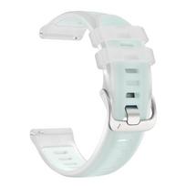 20mm Quick Release Sport Band for Garmin Forerunner 170 245 70 570 42mm Silicone Replacement Strap Soft Durable Watch Wristband 20mm Quick release white