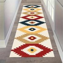 Non-slip Nordic Light Luxury Large Area Rug, Soft for Living Room Bedroom Office Decor 40x120cm 16x47inch beige