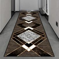 Non-slip Nordic Light Luxury Large Area Rug, Soft for Living Room Bedroom Office Decor 80x200cm 31x80inch
