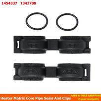 For Ford C-Max Focus Mk2 Mk3 Kuga Mk1 Heat Air Cond Internal Clip 1454337 1342708 Heater Matrix Core Pipe Seals and Clips China Mainland black