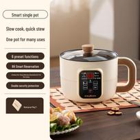 Multi-Functional Electric Cooker: Fry, Stir-Fry, Boil & More - Ideal for Dorms & Small Spaces