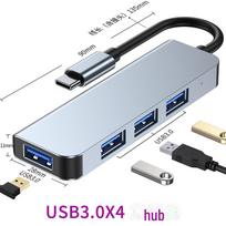 USB-C į USB 3.0 išplėtimo šakotuvas Mac nešiojamiesiems kompiuteriams 2013T3 TYPE-C to USB3.0*4