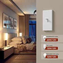 Easy installs Switches Multiple Switches Room Works with Standard 3 Way Circuits 25mm Thin Designs For Stair Hallways CN white