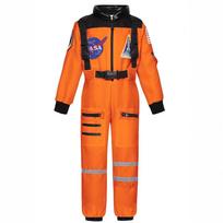 Vaikų astronautų kostiumas Helovinui, šventėms ir Cosplay XL (US 10-12Y) oranžinė